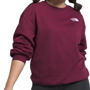 northface womens crewneck pink/purple